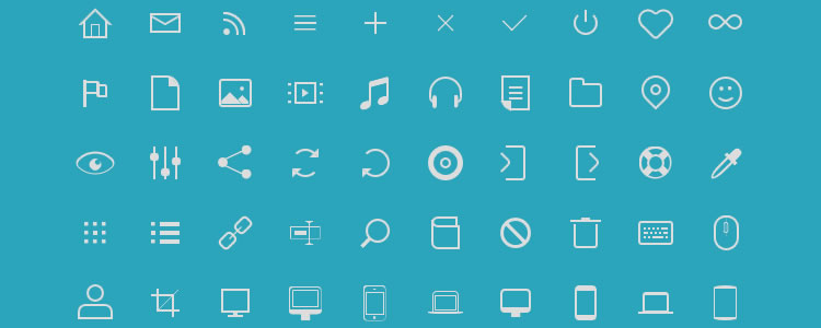 icono Pure CSS Icon Set