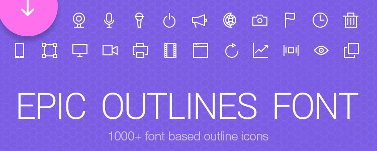 Epic Outlines Font