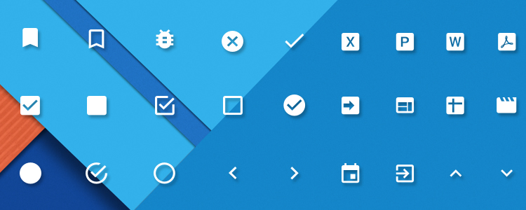 Material Design Powerpoint & Keynote Icons