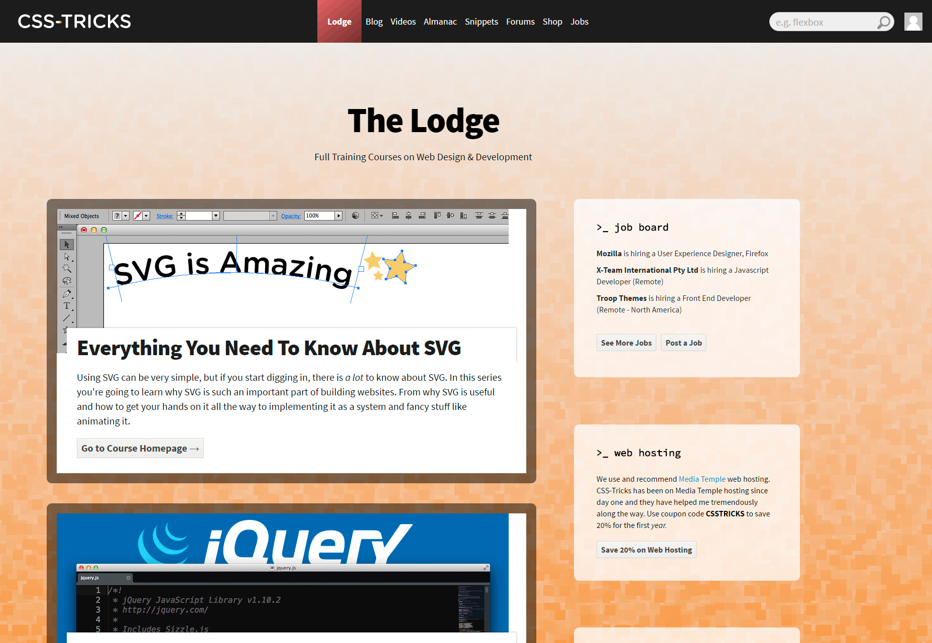 css-tricks-lodge-free-web-developing-courses