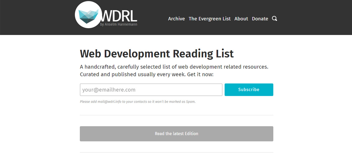Web-Development-Reading-List