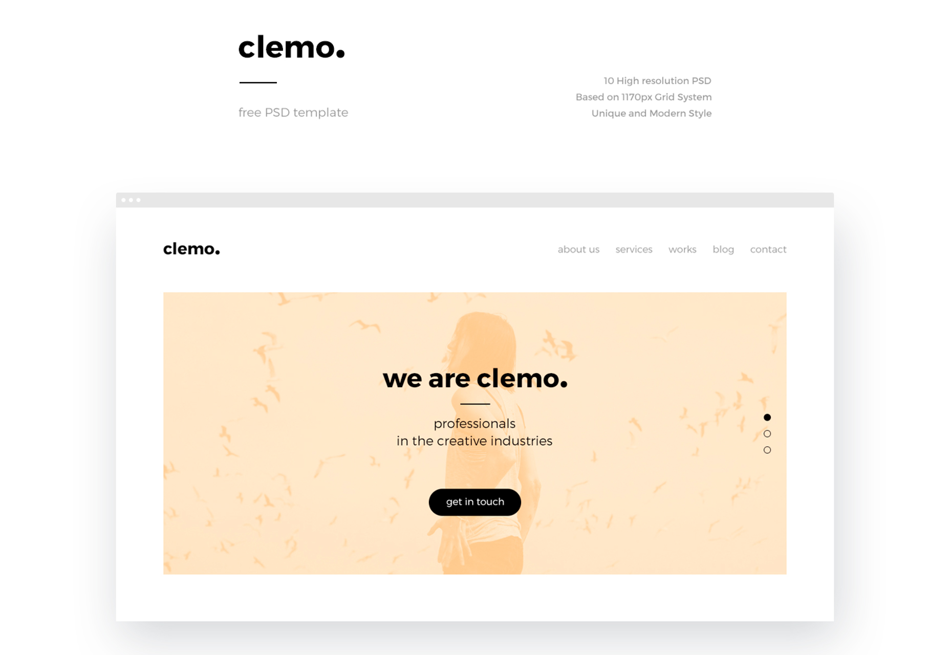 clemo-clean-modern-blogging-psd-template