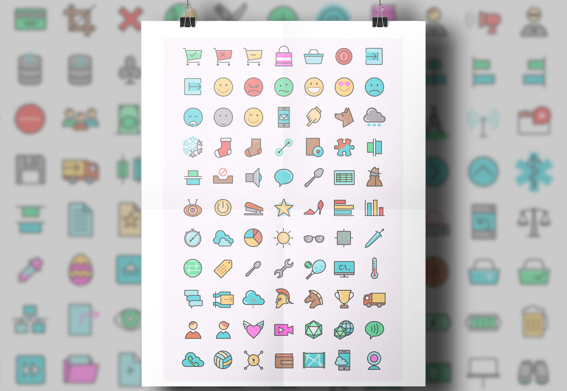 colorful-general-icons-set