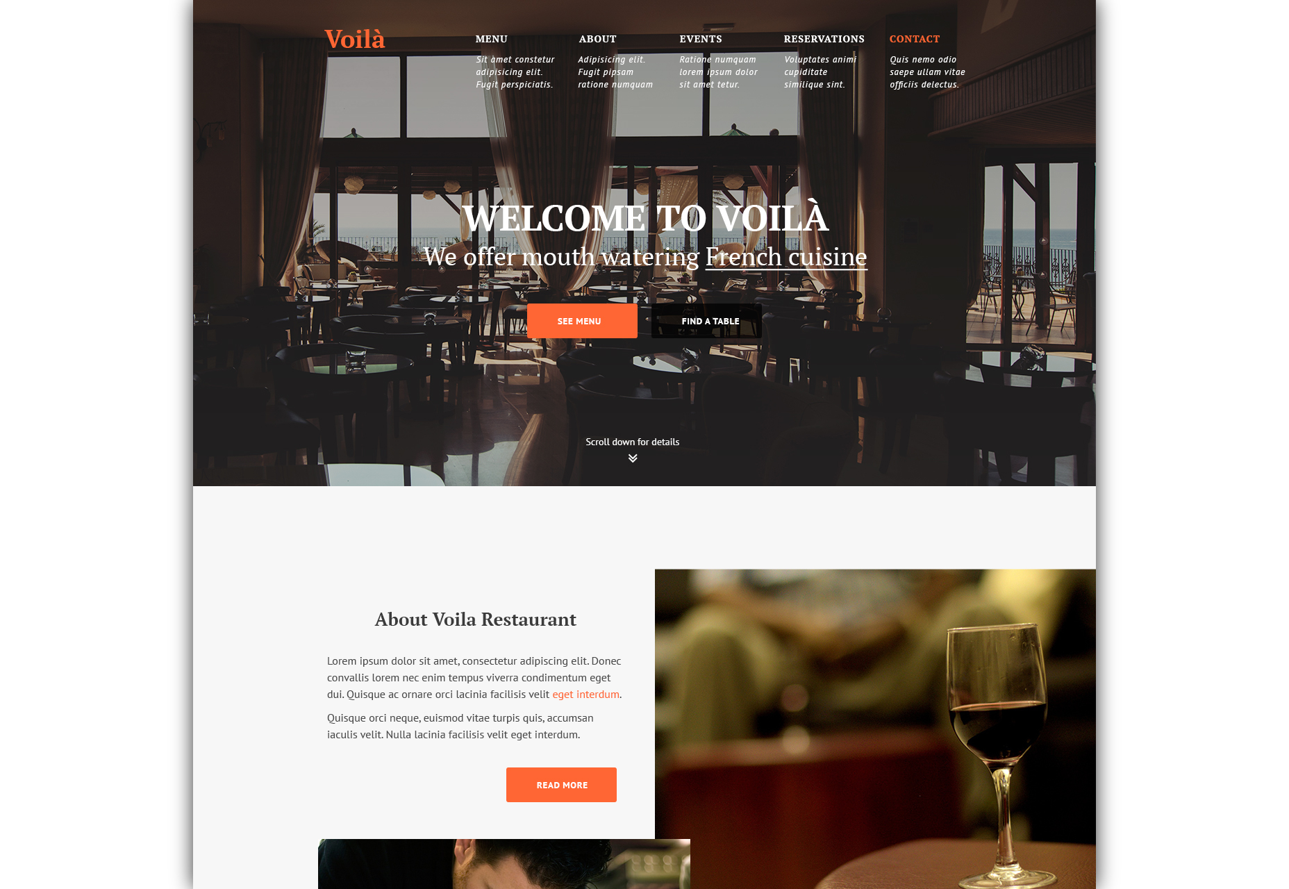 voila-restaurant-website-psd-template