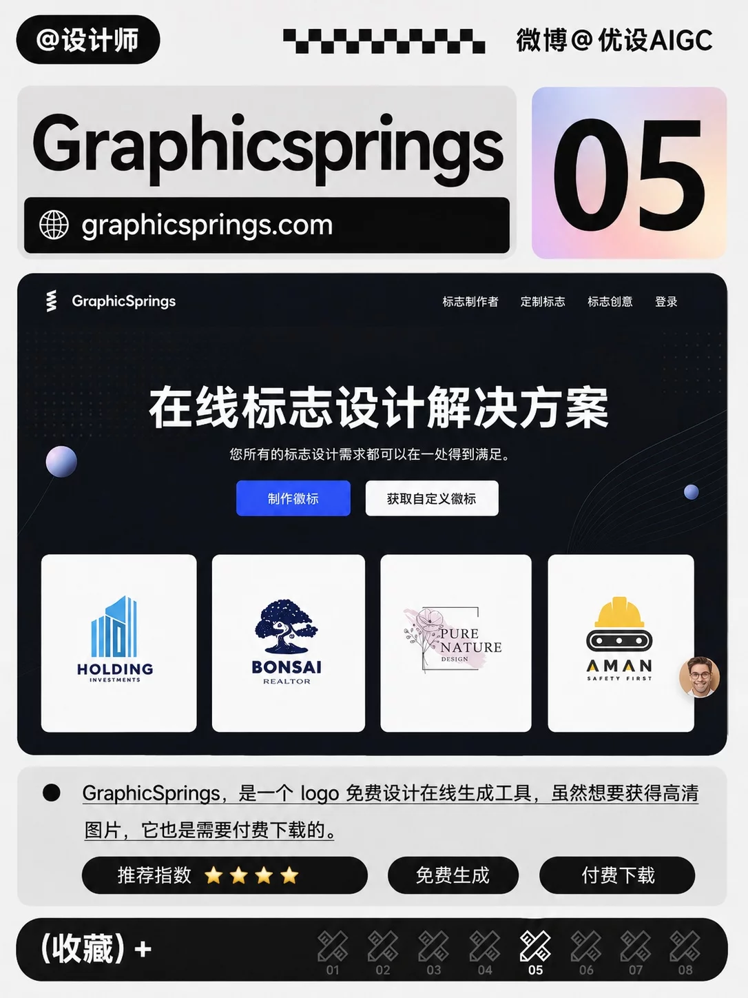 8个Logo生成网站真的省时间！设计小白也能3分钟出图