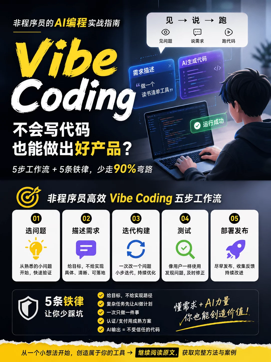 一个人也能做产品！写给设计师的 Vibe Coding 入门指南