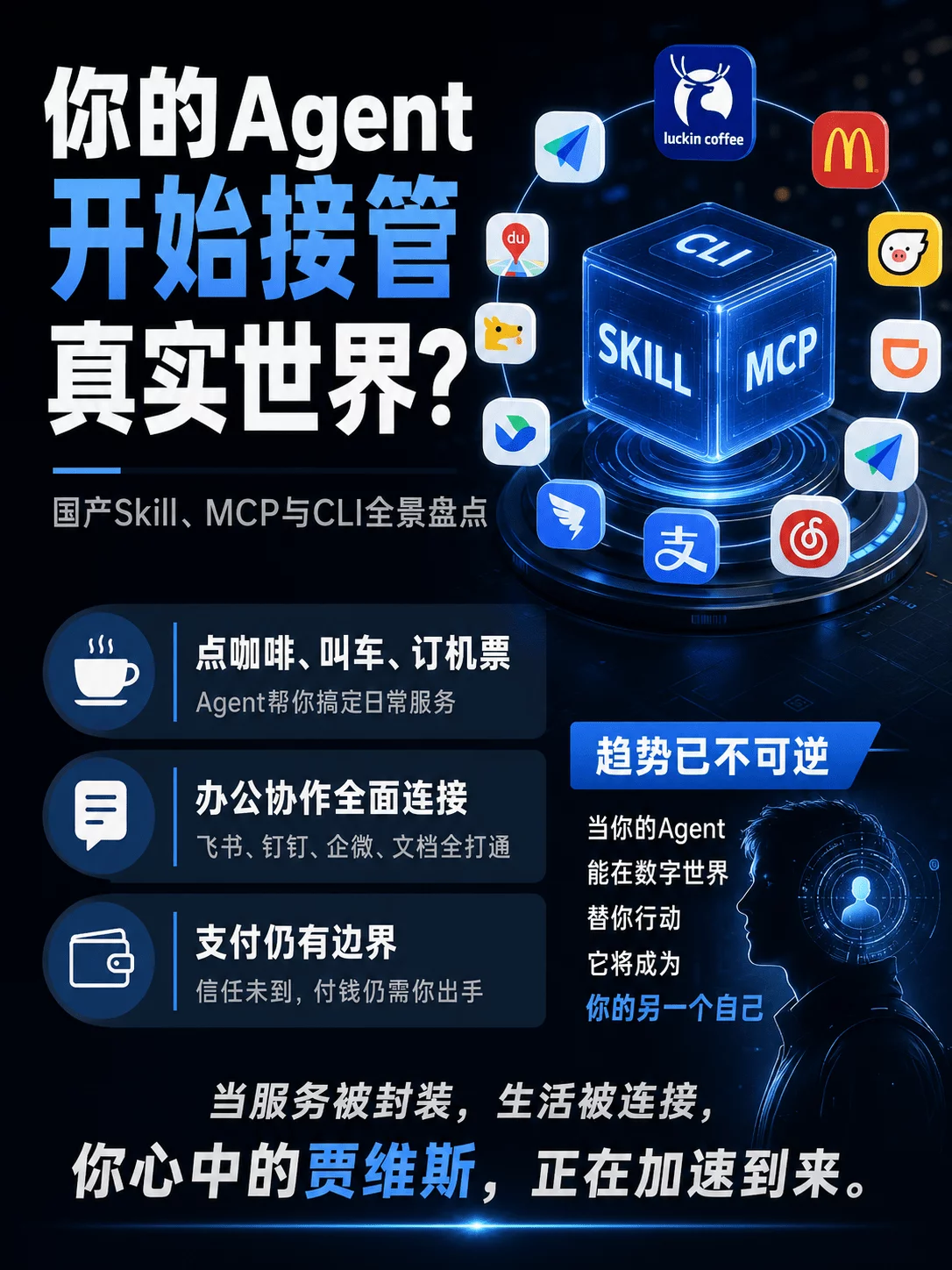 餐饮出行办公全覆盖！盘点16个把自己蒸馏成Skills的国民级App