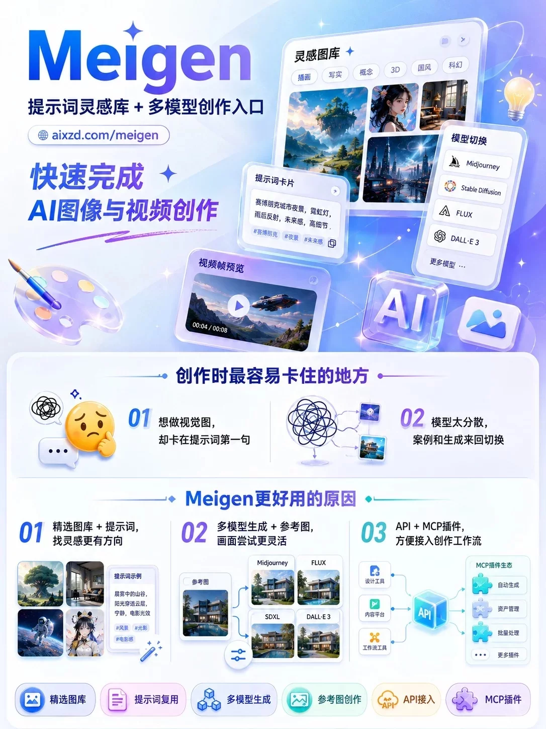 9个AI创作工具!做图修图剪视频少走弯路