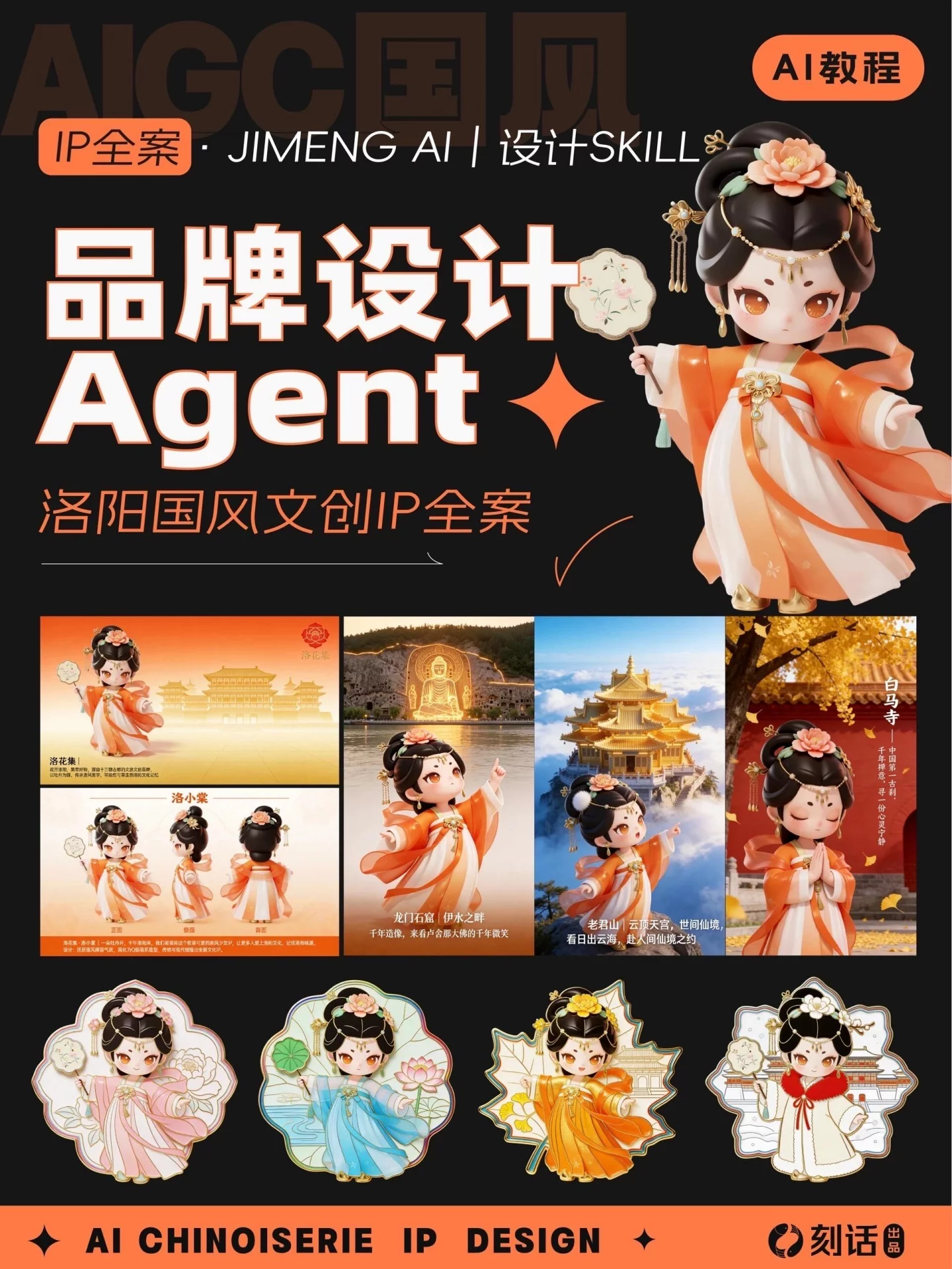 8步做出城市文创IP！设计Agent生成全套物料