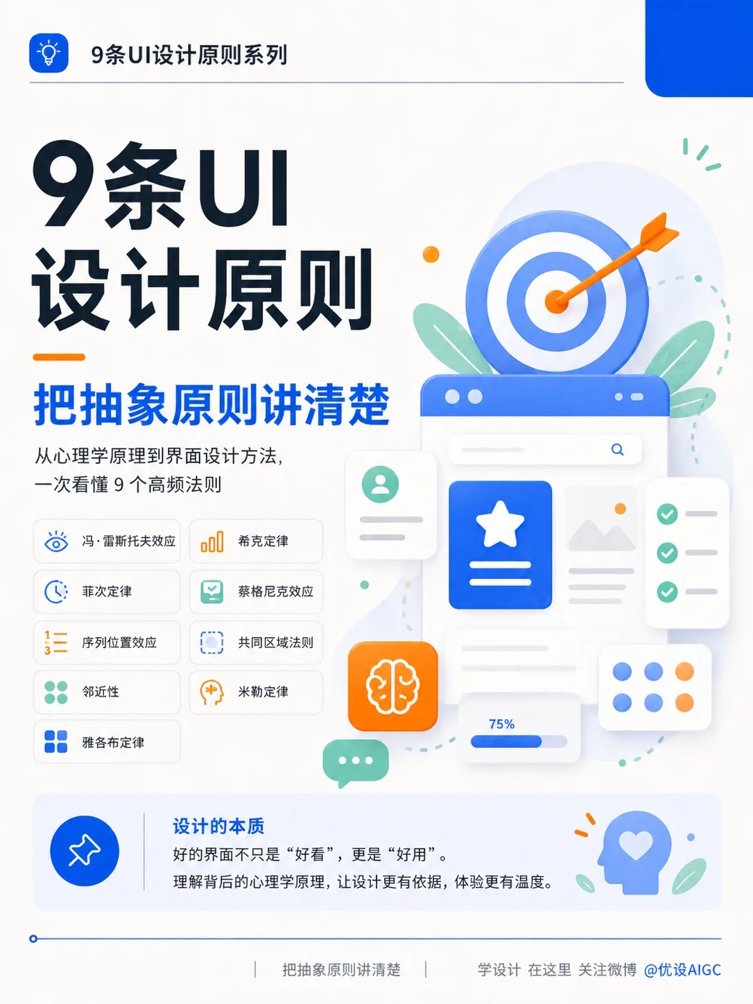 UI设计基础!9个让界面更好用的设计原则