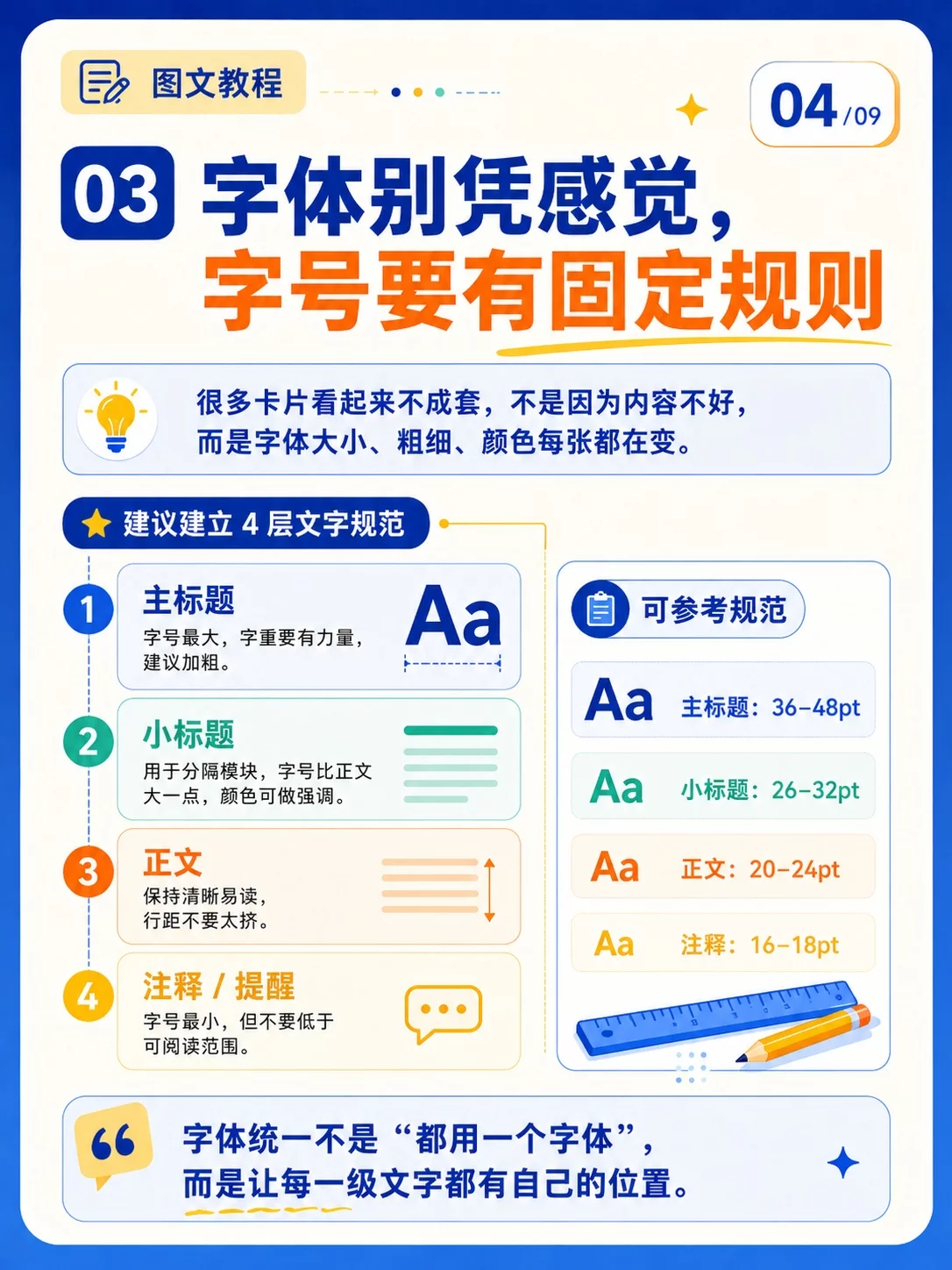 知识卡片怎么做出系列感？这8个细节真的很关键
