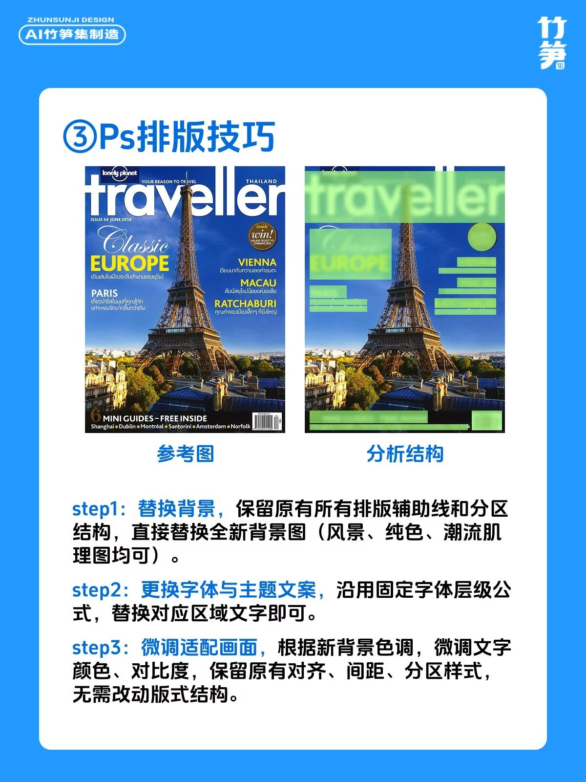3步做出高级复古感！AI直出丝网印海报全流程
