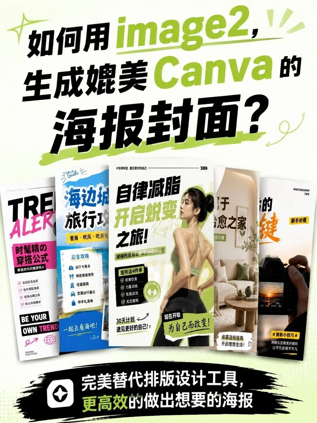 0基础做出Canva感封面!GPT-image2海报教程来了