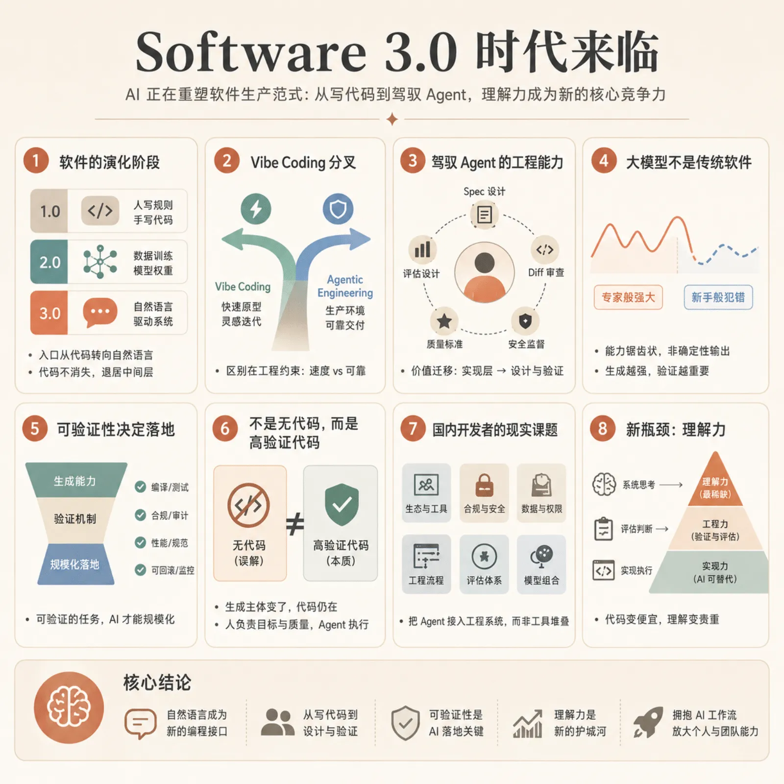 「软件3.0」时代来了，但它真正改变的不是写代码！