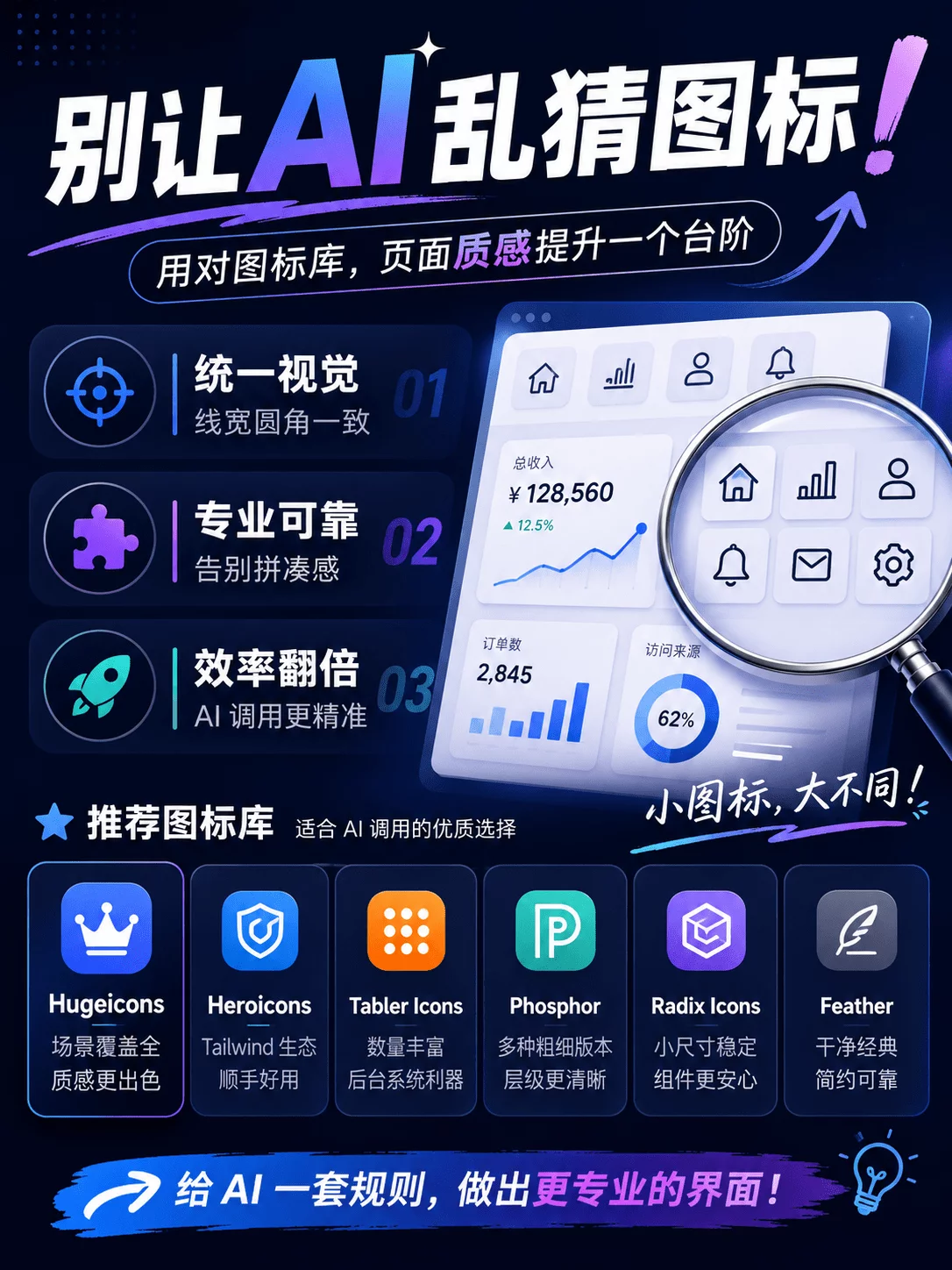 用AI生成的图标不高级?试试这10个大厂设计师私藏图标库!