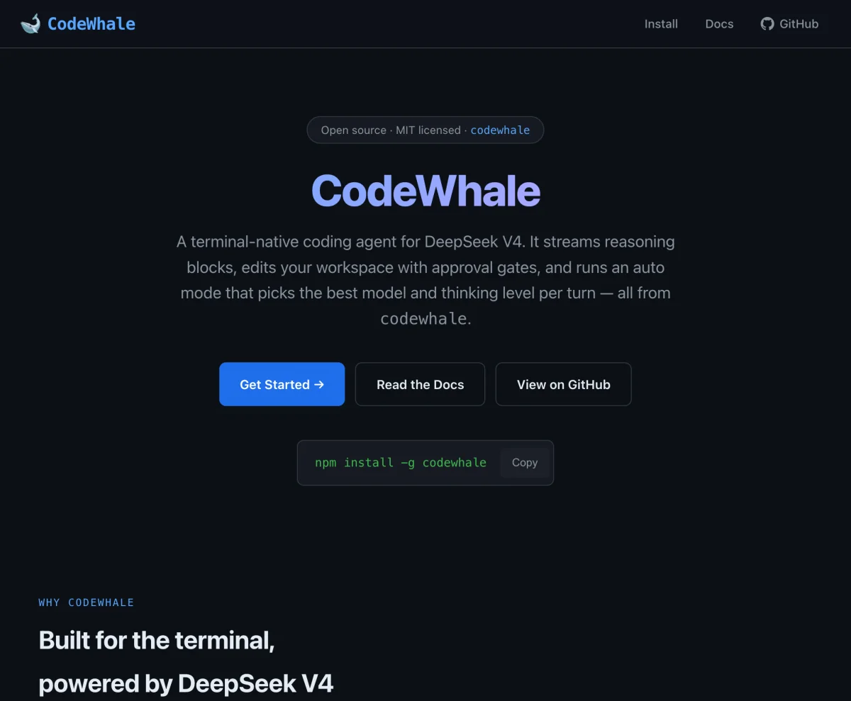 Github拿下25K Star!非官方出品的CodeWhale凭什么火了?