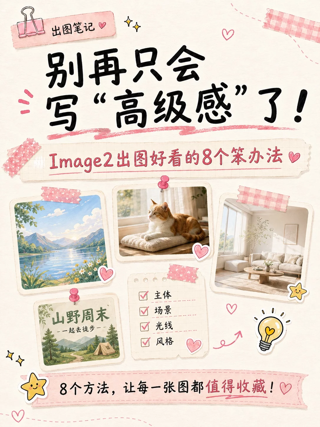AI出图总翻车!Image2出图好看的8个笨办法