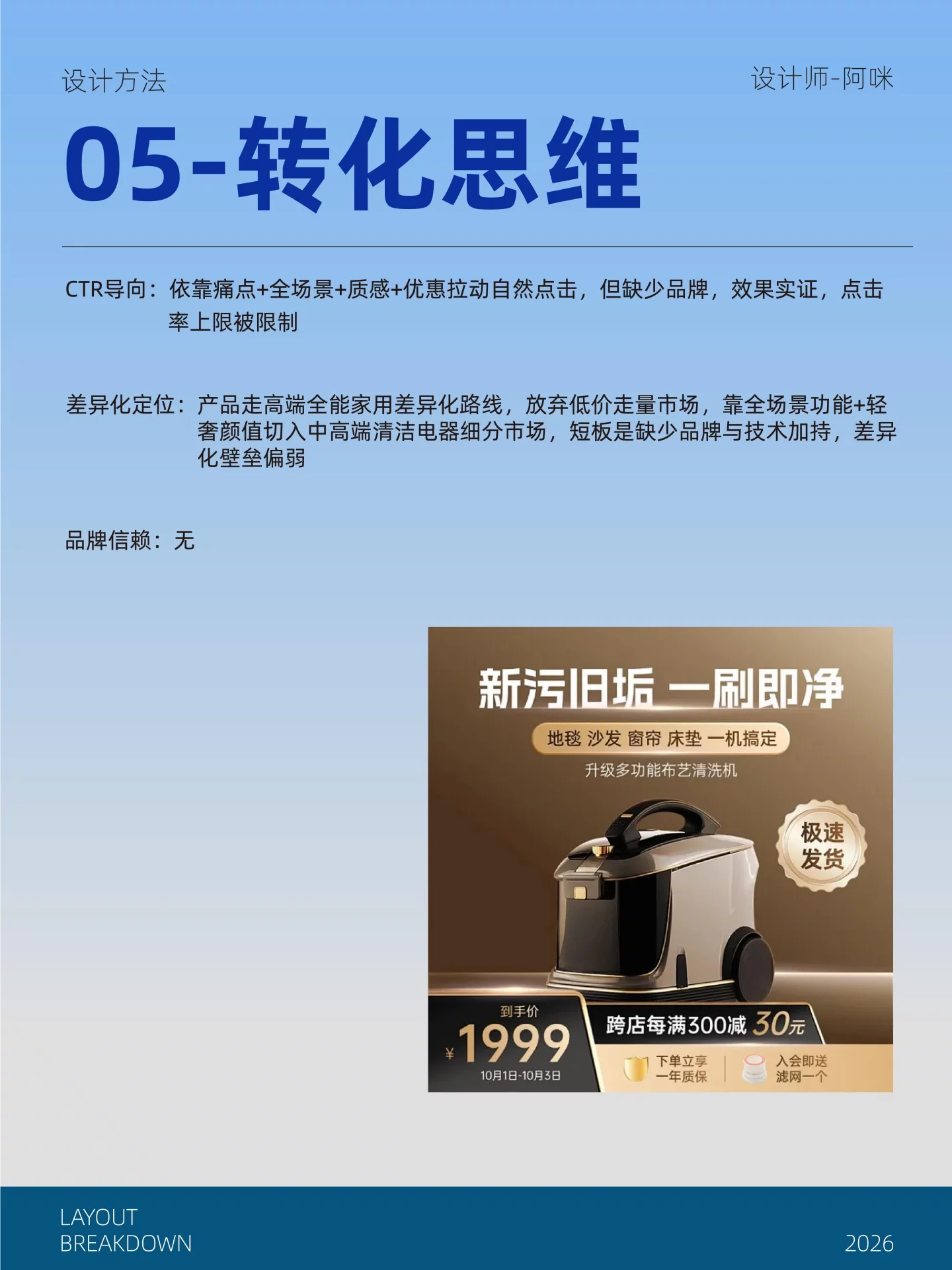 电商卖点转化这样做！5步拆透爆款电商主图