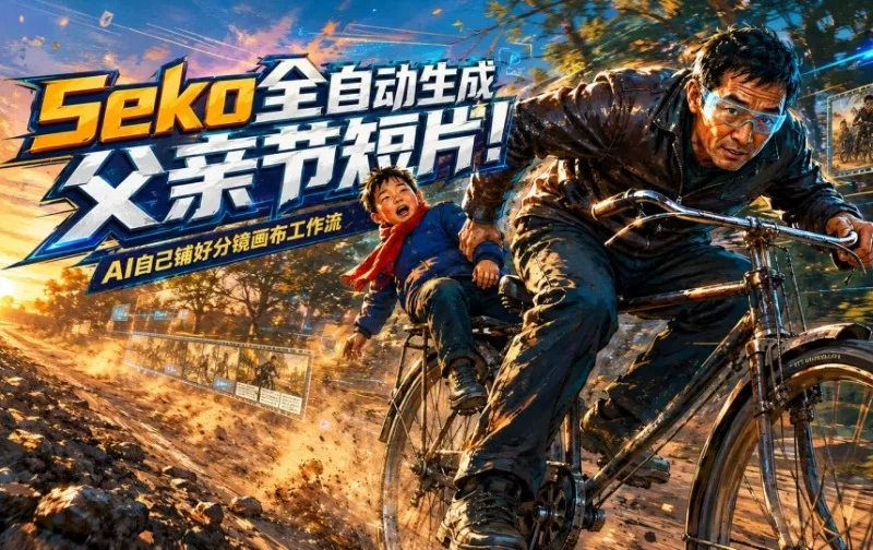 用Seko AI制作走心短片，三视图确保角色一致性