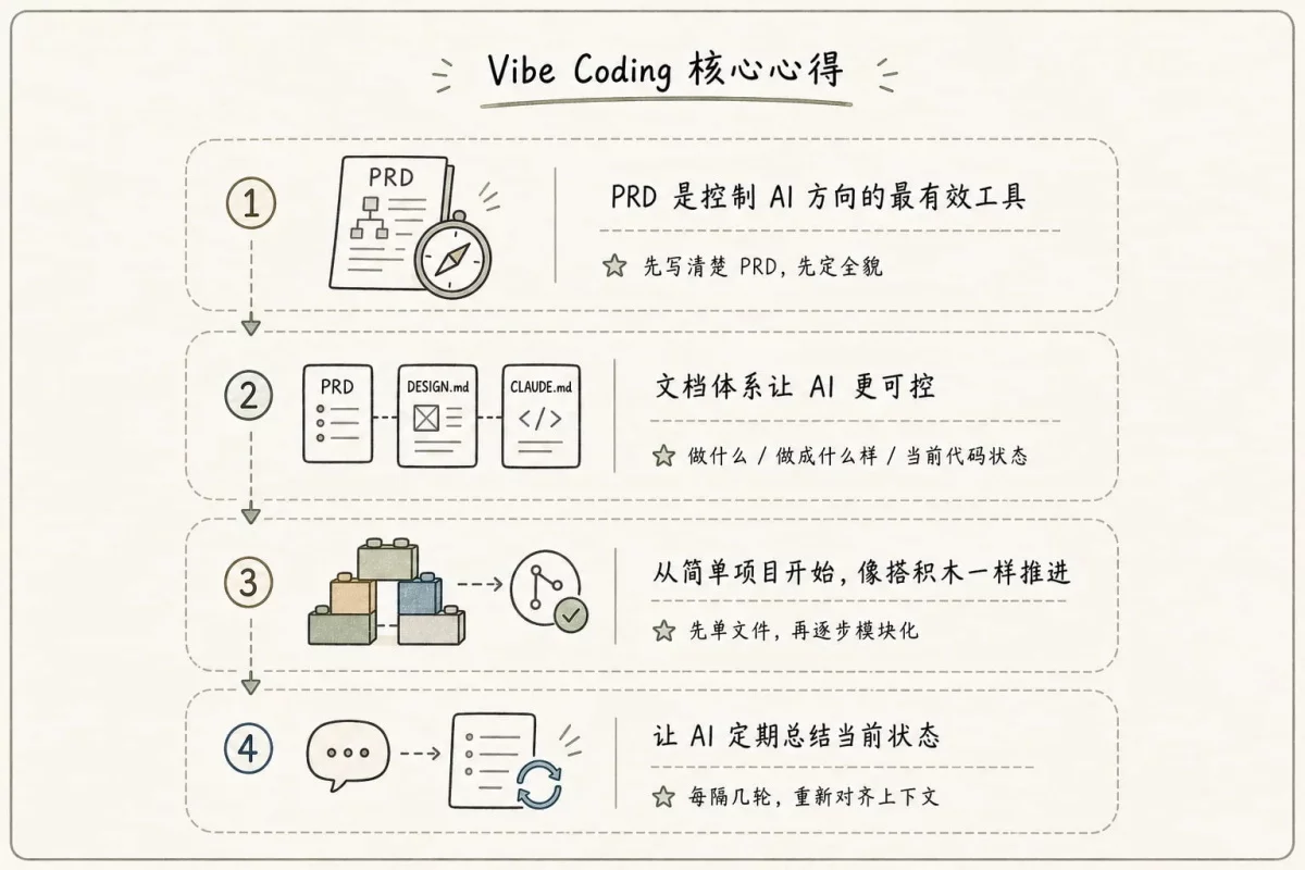 保姆级教程!写给设计师的 Vibe Coding 零基础指南(二)