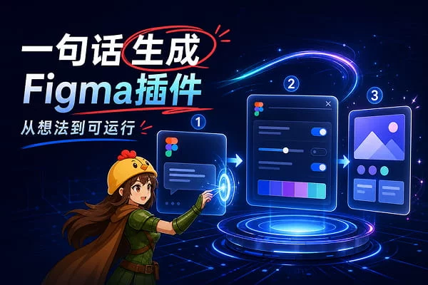 零代码基础的设计师，也能用Figma AI做插件！