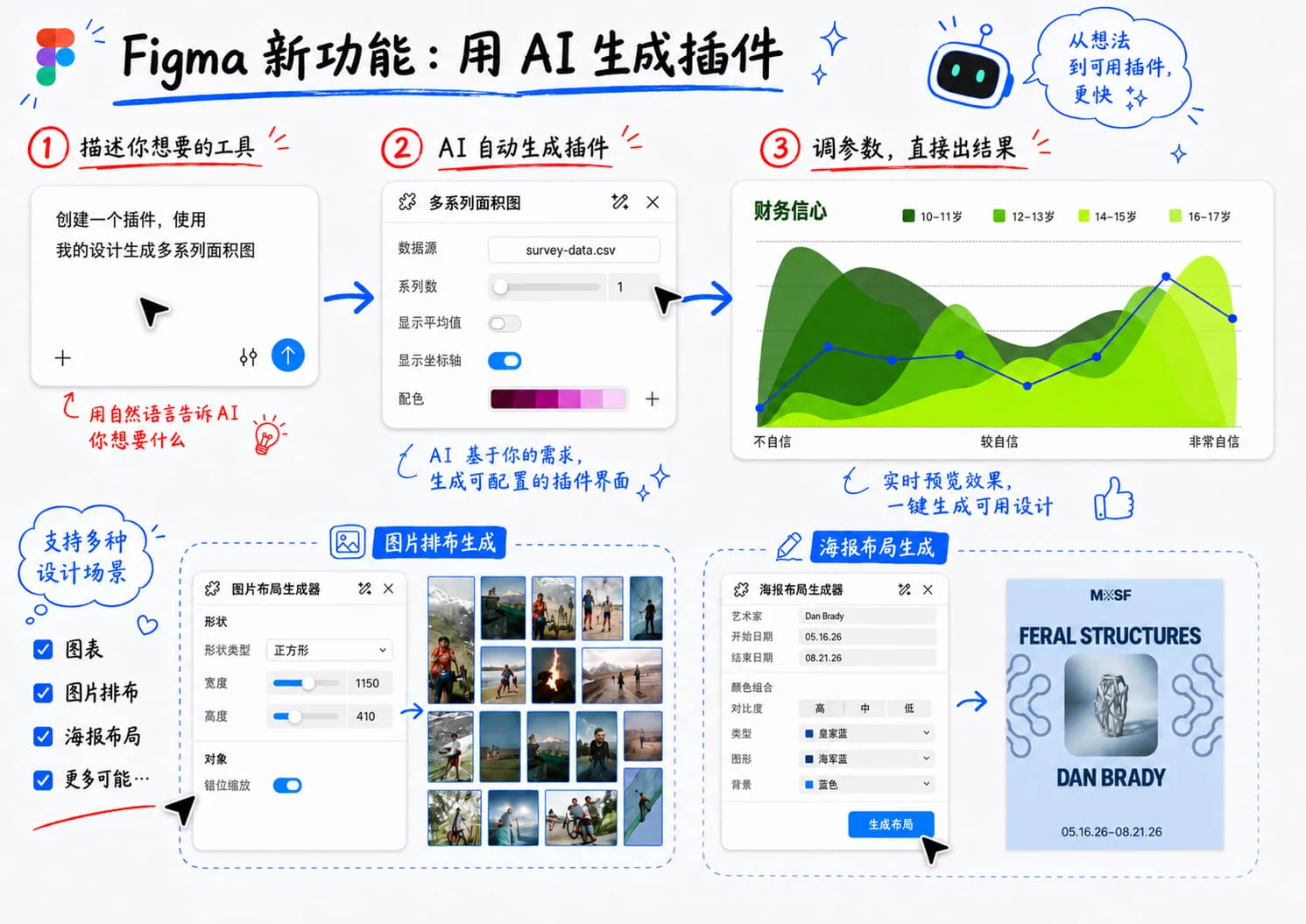 零代码基础的设计师，也能用Figma AI做插件！