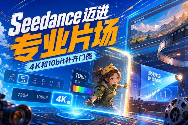 Seedance2.0支持4K，AI生成终于能进电影院了
