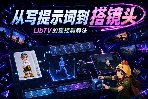 揭秘LibTV导演台，如何像摆积木一样安排AI机位