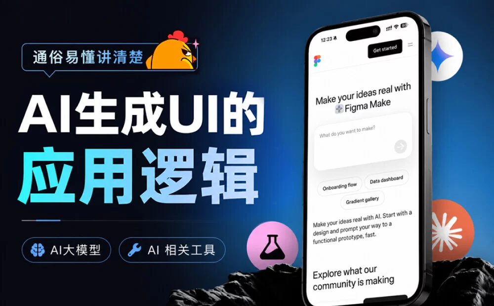 通俗易懂讲清楚,AI生成UI的应用逻辑!