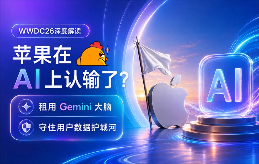 深度解读WWDC 26,苹果在 AI 上认输了?