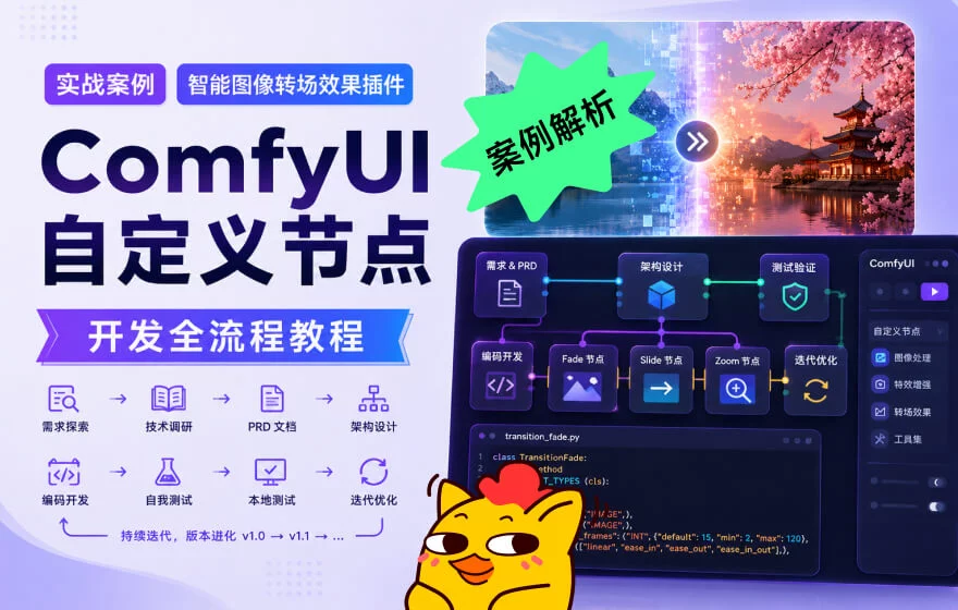 超详细实战案例复盘！ComfyUI 自定义节点开发全流程