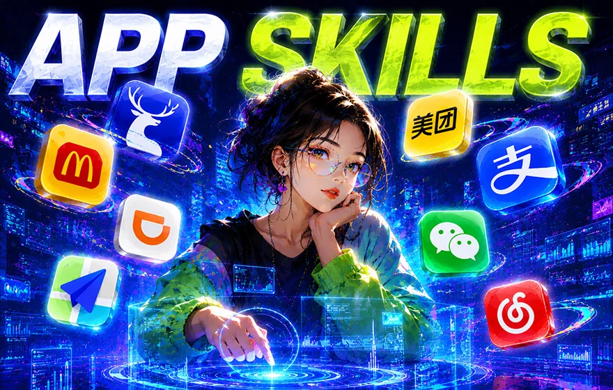 餐饮出行办公全覆盖！盘点16个把自己蒸馏成Skills的国民级App