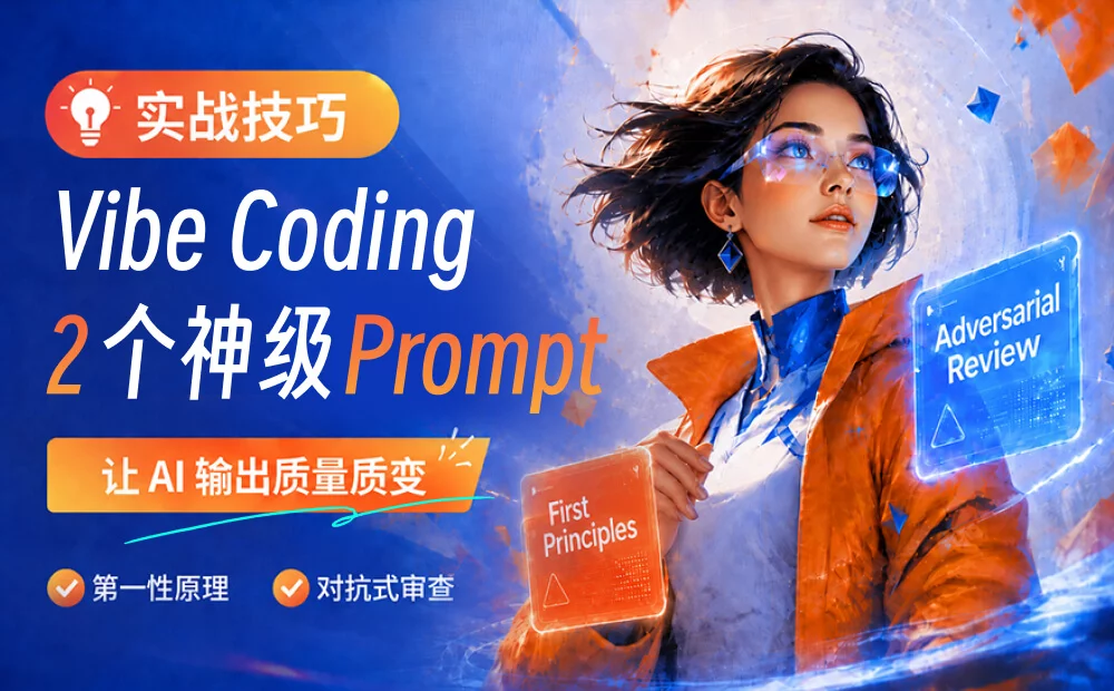 用AI写代码总出问题？试试这2个Vibe Coding必备的超实用Prompt