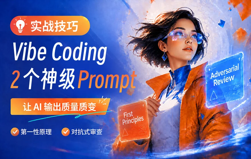 用AI写代码总出问题？试试这2个Vibe Coding必备的超实用Prompt