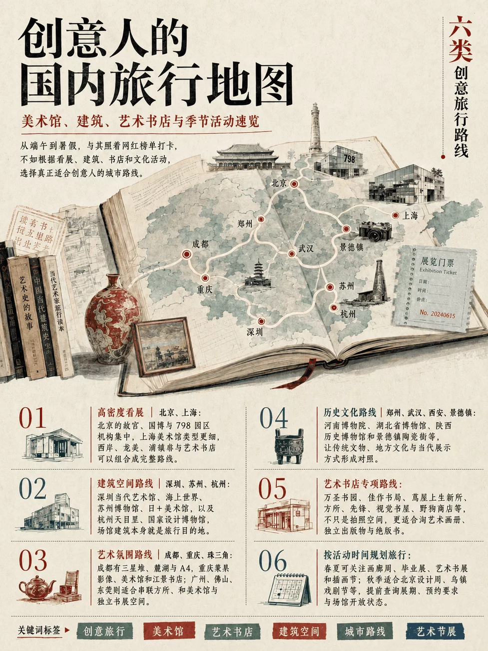 假期去哪玩?写给创意人的20+城市艺术旅游地图
