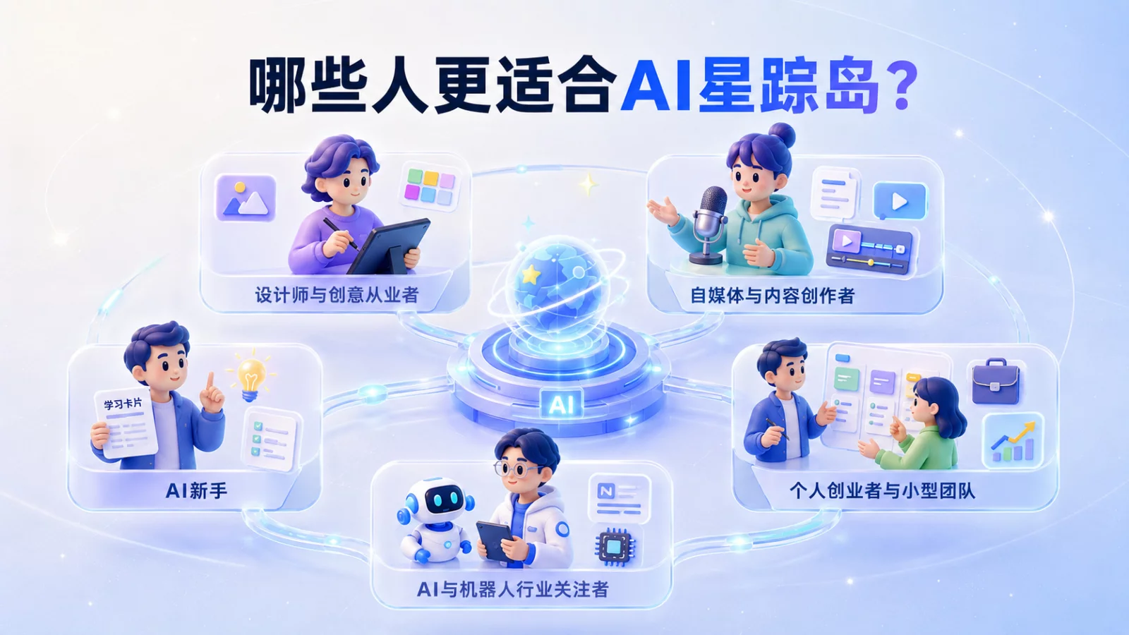 AI星踪岛适合哪些人?这几类用户更容易用到它