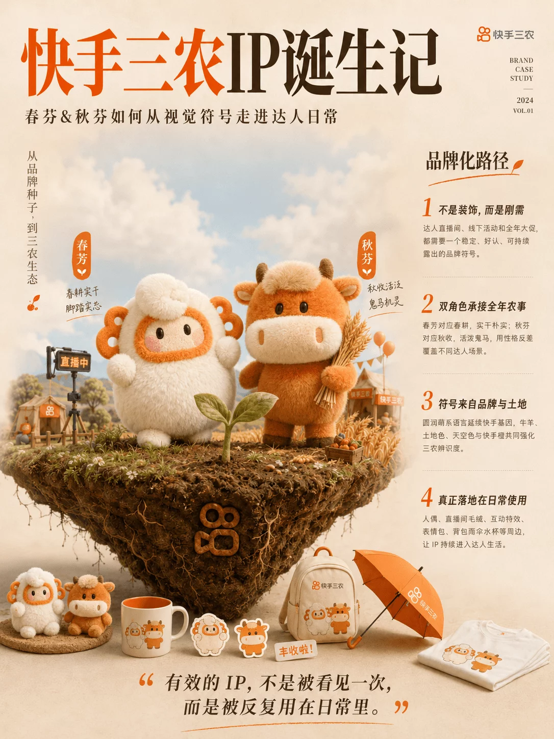 大厂设计实战复盘!快手三农人气IP诞生记