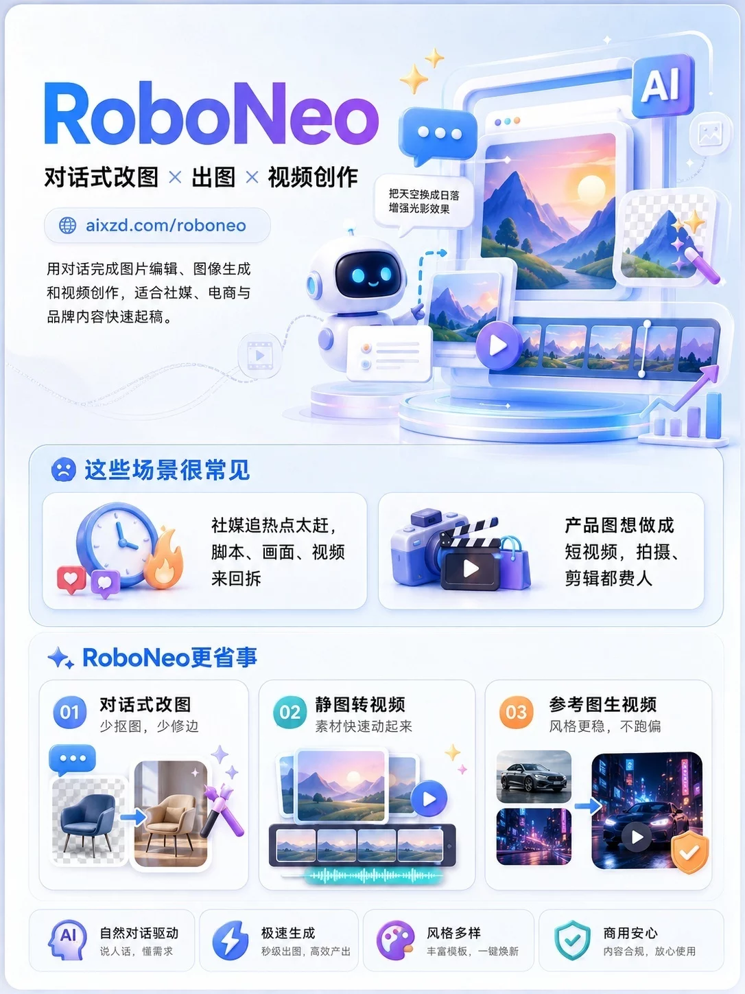 9款AI工具合集!做图做视频找素材都省心