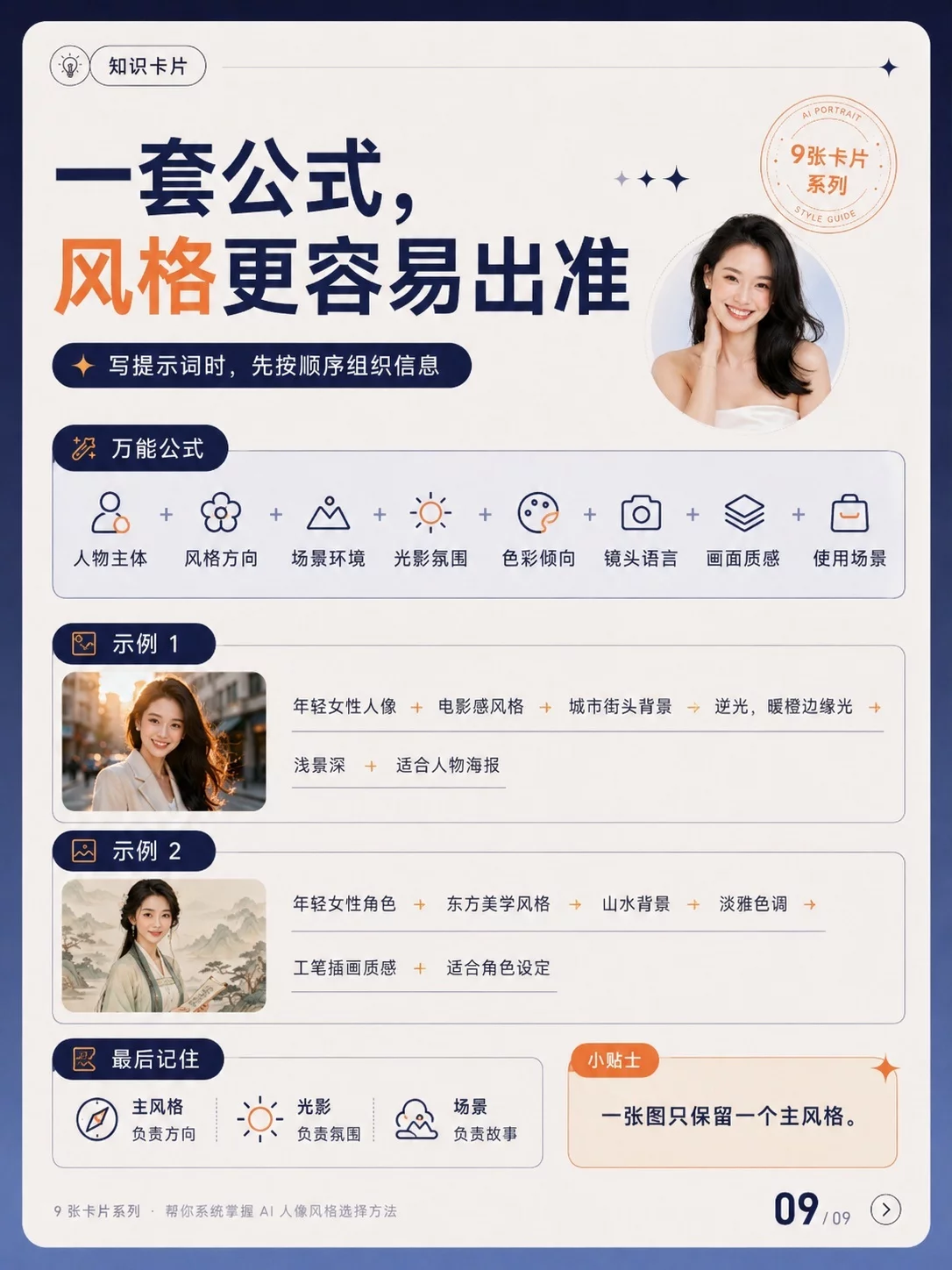 9个维度选对风格！AI人像封面终于不靠抽卡了