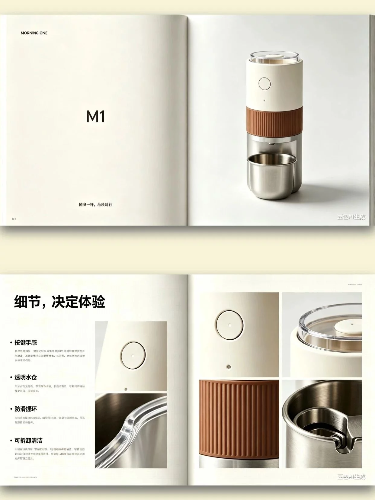 AI一键做整套画册!7步跑通10页产品设计流程