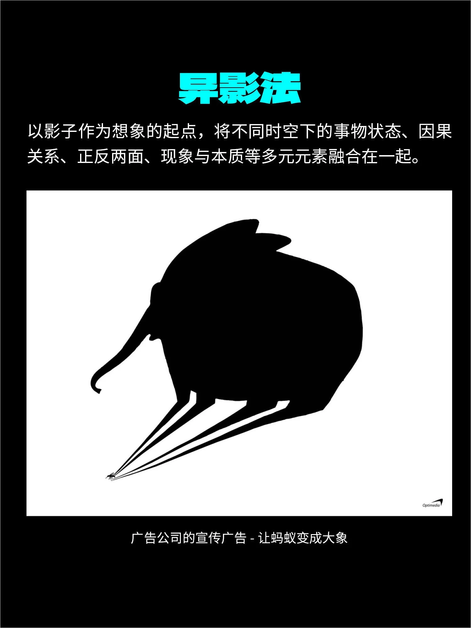 10分钟学会“异影法”!一个影子撑起整张海报
