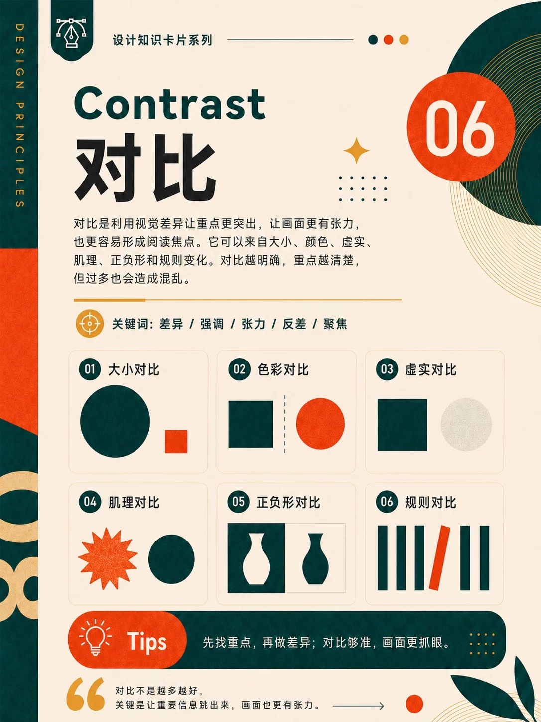 平面视觉设计中的8大核心原则!帮你搭建设计基础