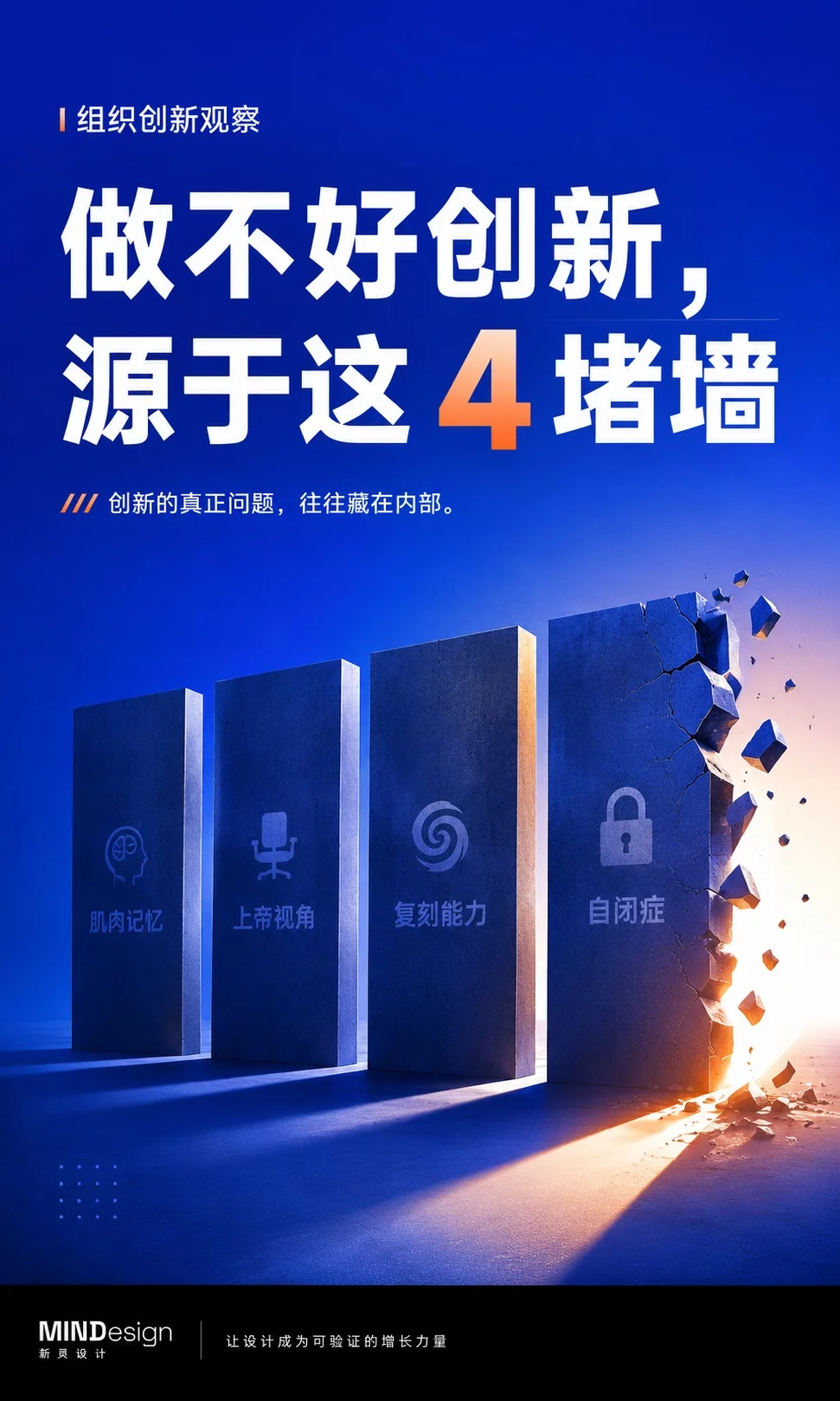 创新不是喊口号！4堵墙教你看懂内部阻力