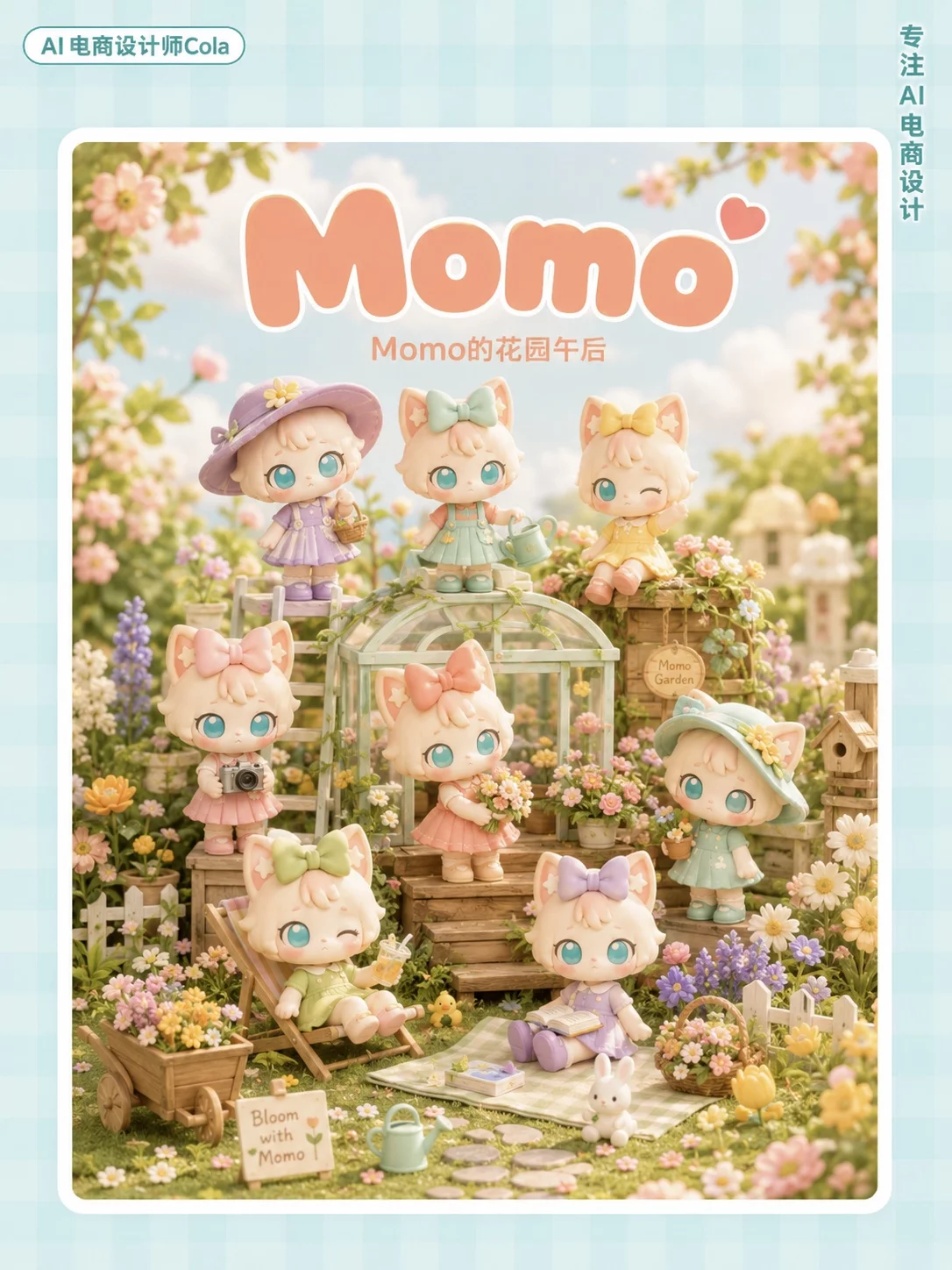 AI仅需6步！从角色到全案，一套做出IP周边