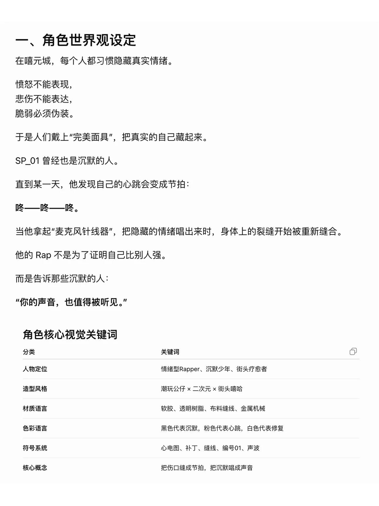 把情绪做成潮玩IP!静默脉搏SP从设定到落地全拆解