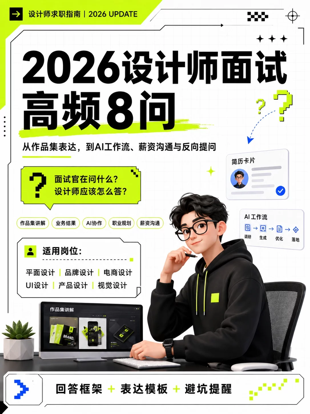 设计师面试必备宝典！8个高频问题照着答更有底气