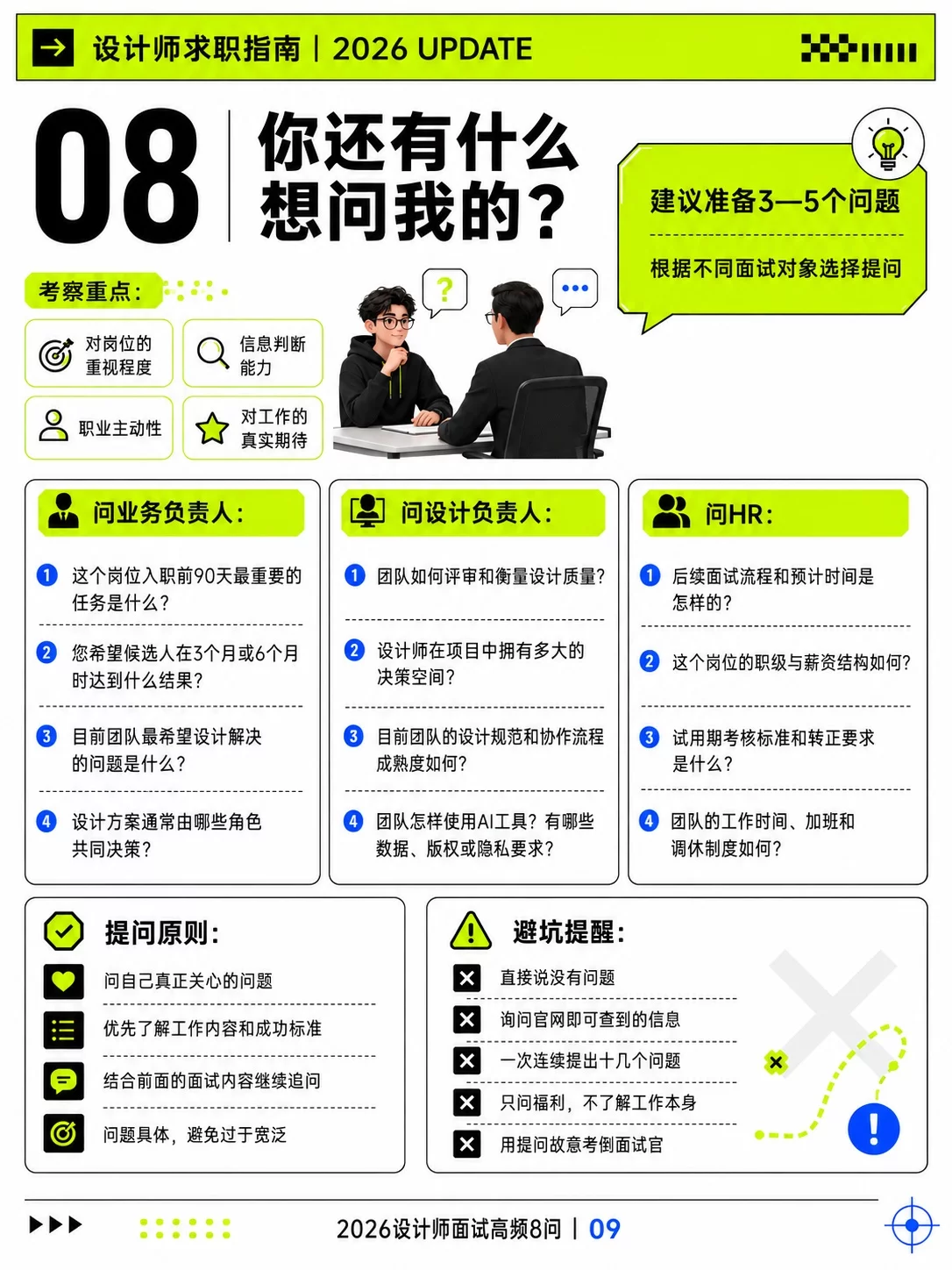 设计师面试必备宝典！8个高频问题照着答更有底气