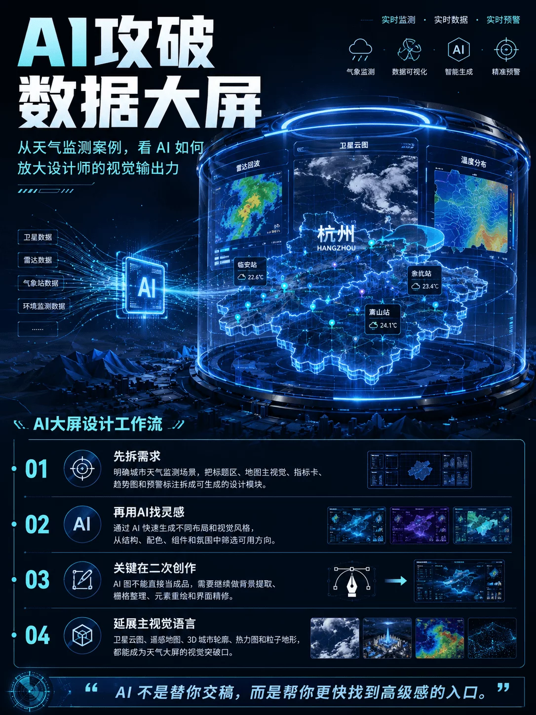 不会做大屏设计没关系，教你用AI轻松搞定！