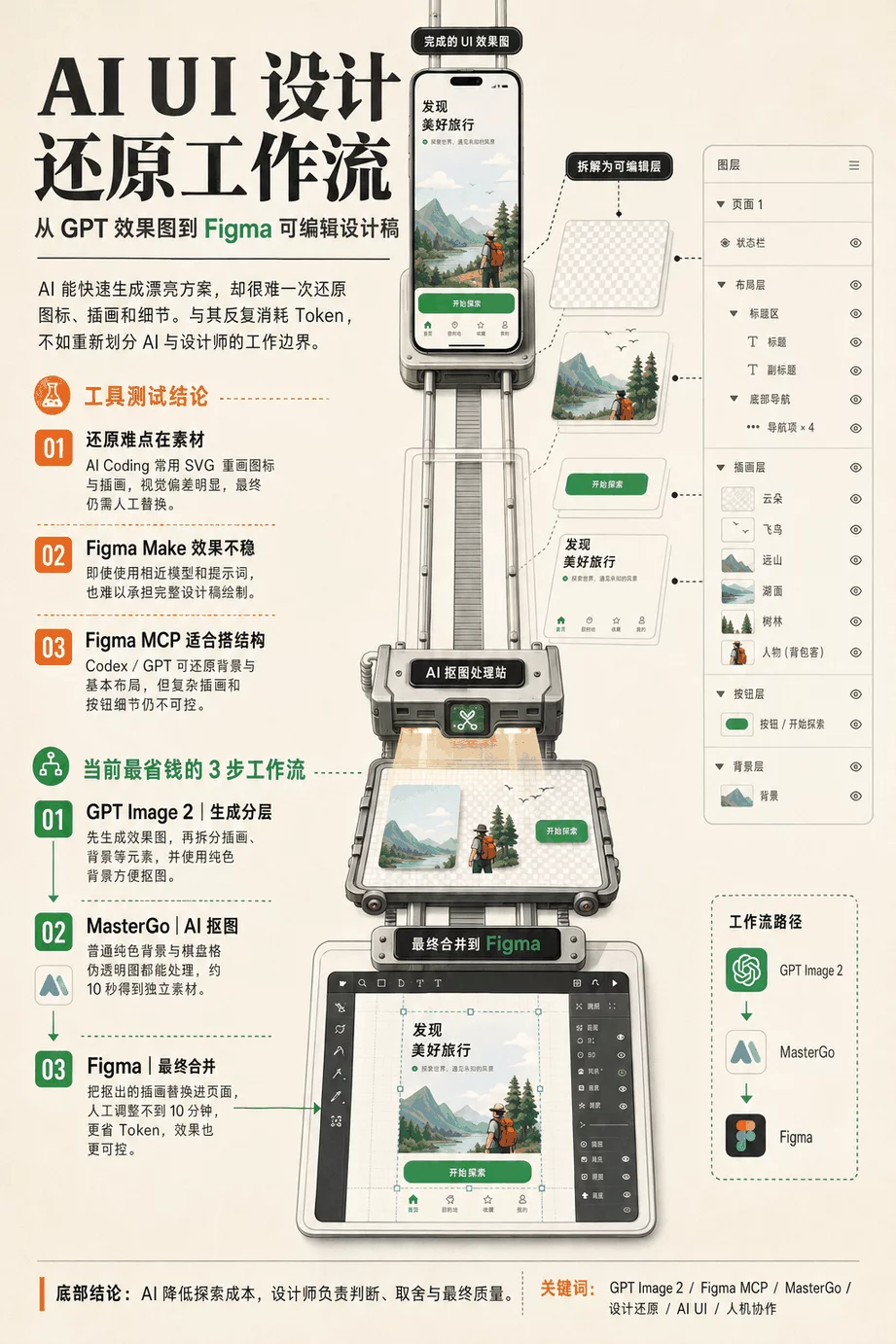 GPT Image 2生成的UI效果图，教你做出高质量的设计还原！