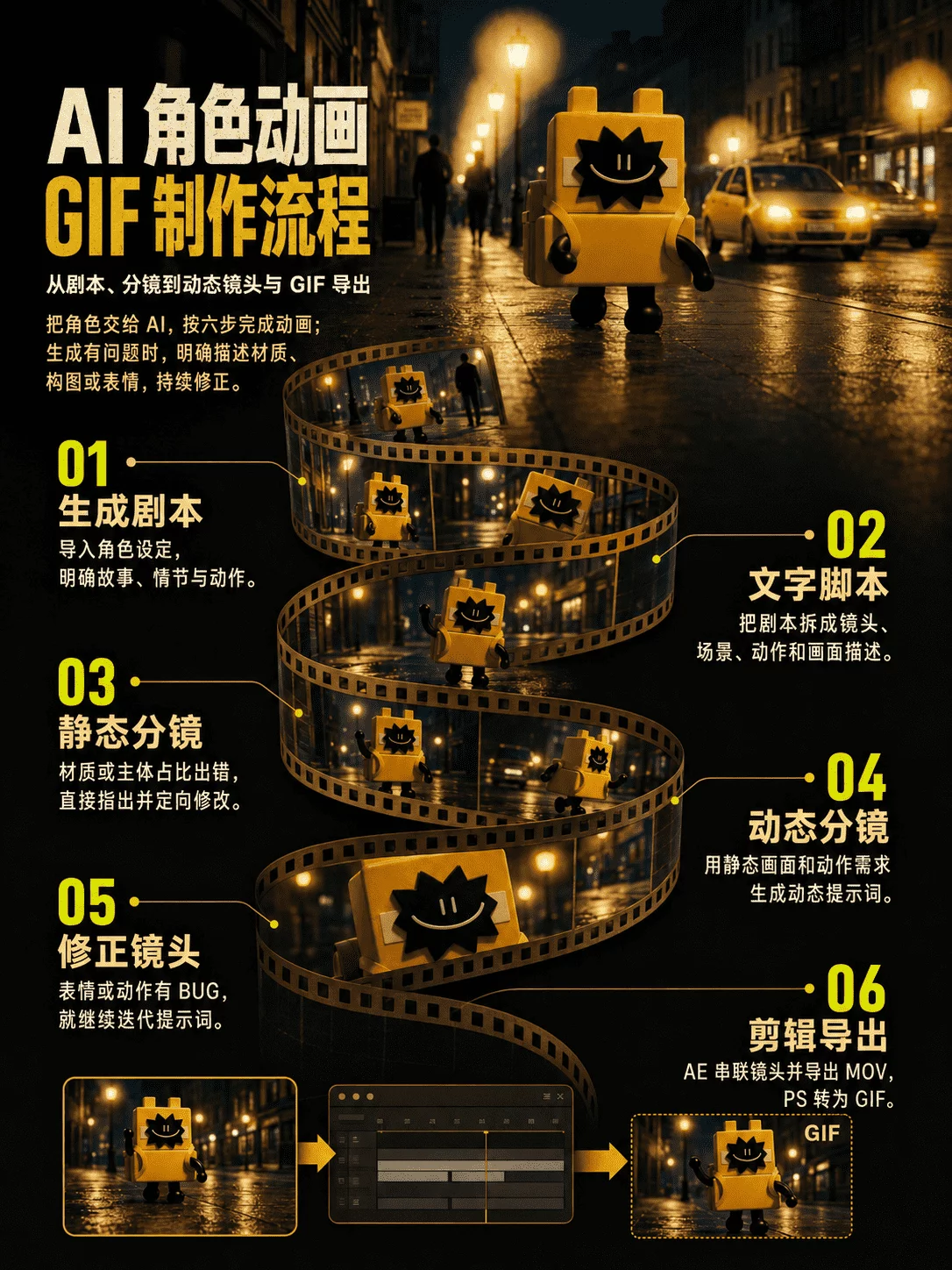 关键词都分享出来了,别再问这个动态怎么用AI做了!